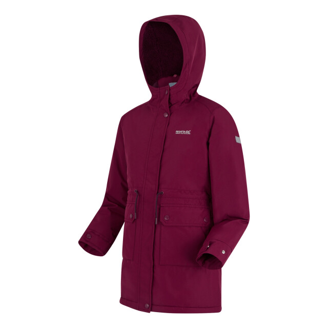 Regatta Valenta waterdichte jas voor kinderen/kinderen UTRG12224_darkpimento large