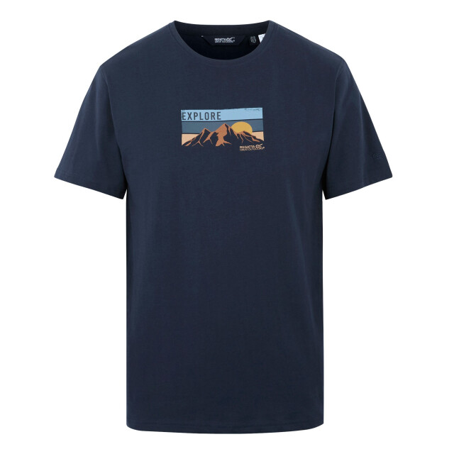 Regatta Heren cline ix explore t-shirt UTRG12220_navyblue large