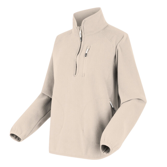 Regatta Dames frankie quarter zip fleece top UTRG12146_lightvanilla large