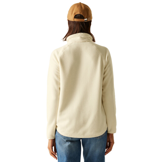 Regatta Dames frankie quarter zip fleece top UTRG12146_lightvanilla large