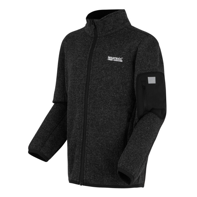 Regatta Kinder/kinder newhill fleecejas met volledige rits UTRG12148_black large