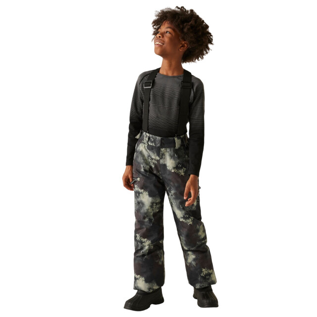 Dare2b Kinder/kids pow ii waterdichte distressed skibroek UTRG12152_multicoloured large