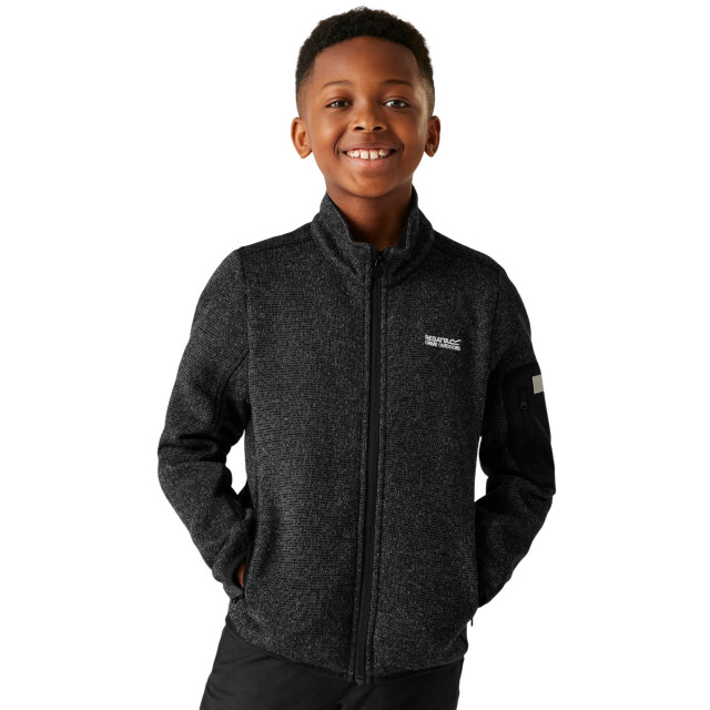 Regatta Kinder/kinder newhill fleecejas met volledige rits UTRG12148_black large