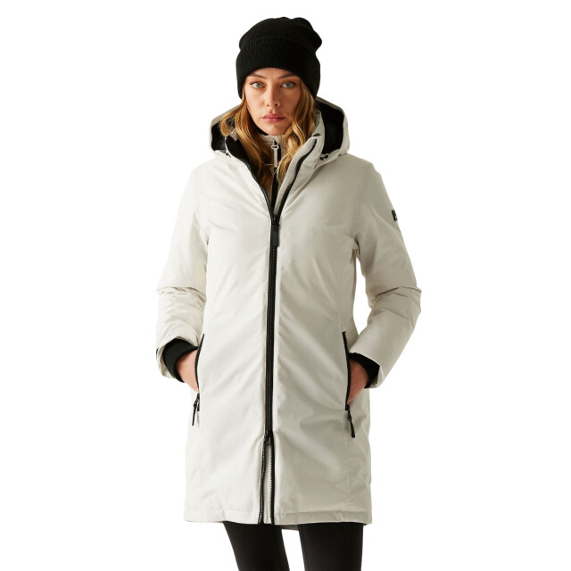Regatta Dames marron geïsoleerde waterdichte jas UTRG12155_stonewhite large