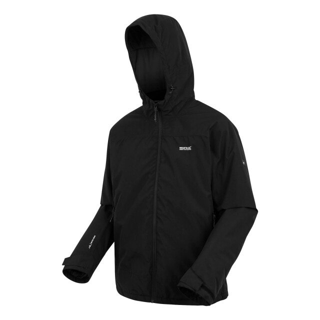 Regatta Heren caspen geïsoleerde waterdichte jas UTRG12121_black large