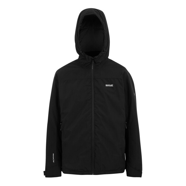 Regatta Heren caspen geïsoleerde waterdichte jas UTRG12121_black large
