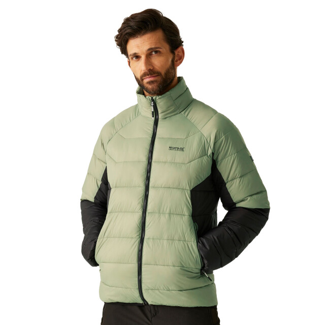 Regatta Heren dalent gewatteerde jas UTRG12126_oilgreenblack large