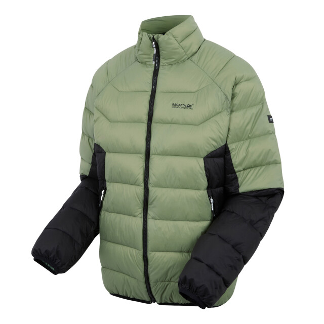 Regatta Heren dalent gewatteerde jas UTRG12126_oilgreenblack large