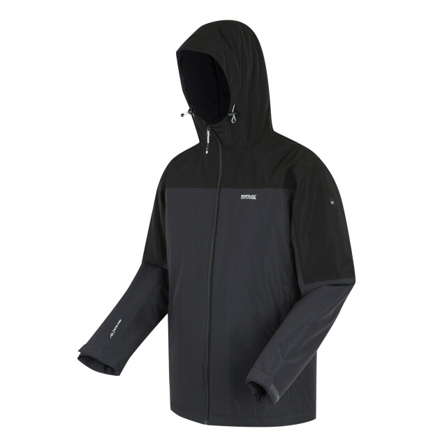 Regatta Heren thornridge geïsoleerde waterdichte jas UTRG12113_black large