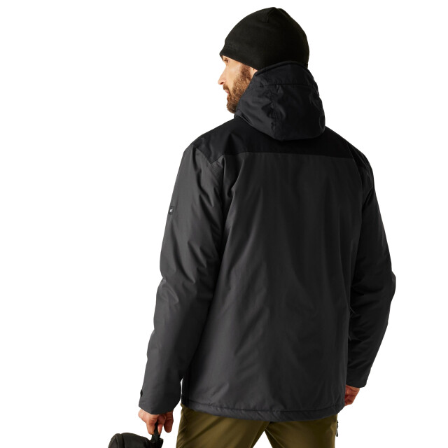 Regatta Heren thornridge geïsoleerde waterdichte jas UTRG12113_black large