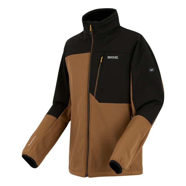 Regatta Heren mountdale soft shell jas UTRG12112_brown large Regatta Heren mountdale soft shell jas UTRG12112_brown large