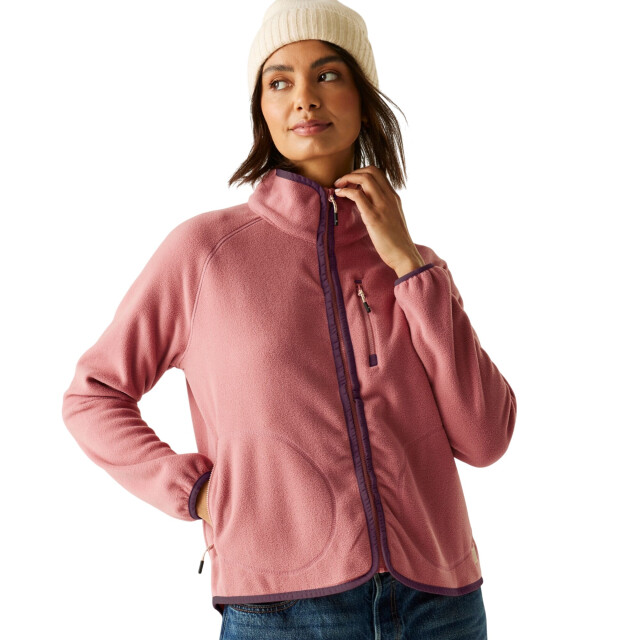 Regatta Dames frankie full zip fleecejack UTRG12094_dustyrose large Regatta Dames frankie full zip fleecejack UTRG12094_dustyrose large