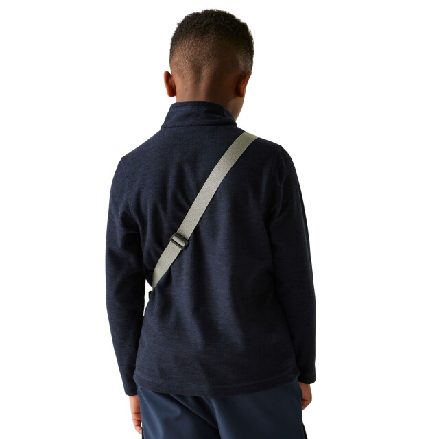 Regatta Kinder/kids hot shot quarter zip fleece top UTRG12100_navy large