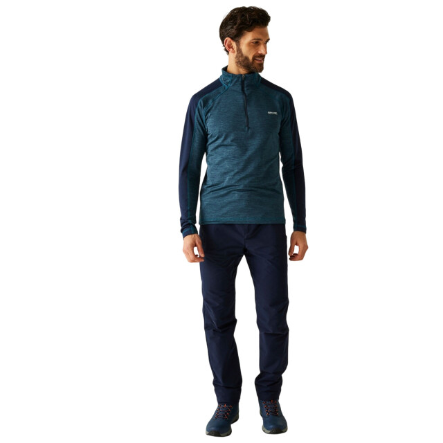 Regatta Heren hepley half zip fleecejack UTRG12097_moonlightdenimnavy large