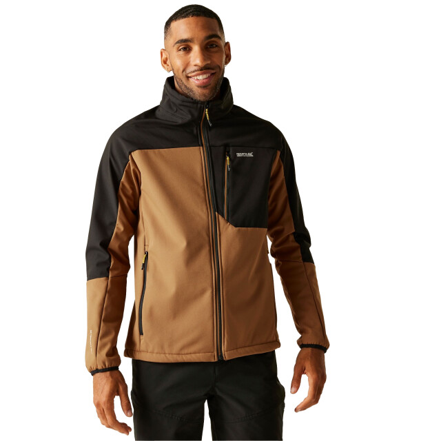 Regatta Heren mountdale soft shell jas UTRG12112_brown large Regatta Heren mountdale soft shell jas UTRG12112_brown large