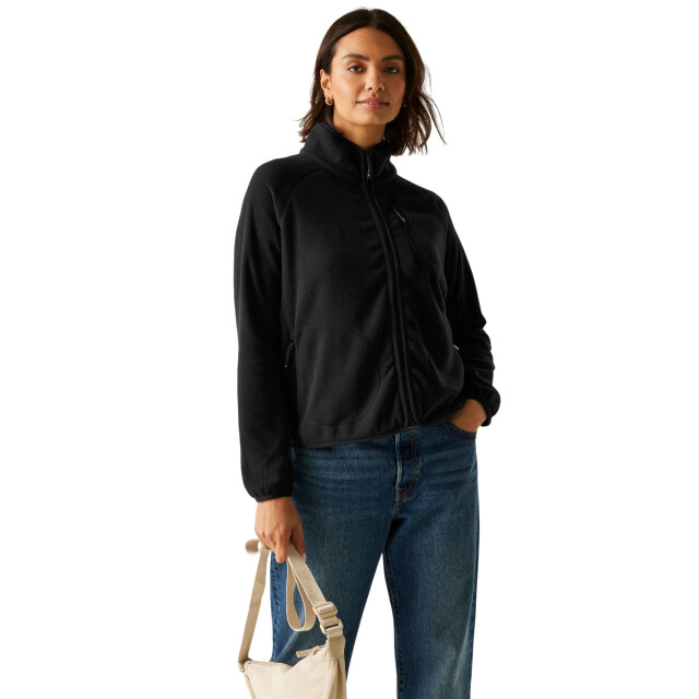 Regatta Dames frankie full zip fleecejack UTRG12094_black large