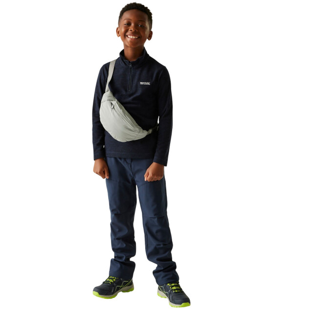 Regatta Kinder/kids hot shot quarter zip fleece top UTRG12100_navy large
