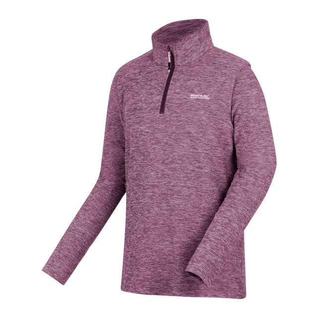 Regatta Dames sweetheart quarter zip fleece top UTRG12093_darkpimento large