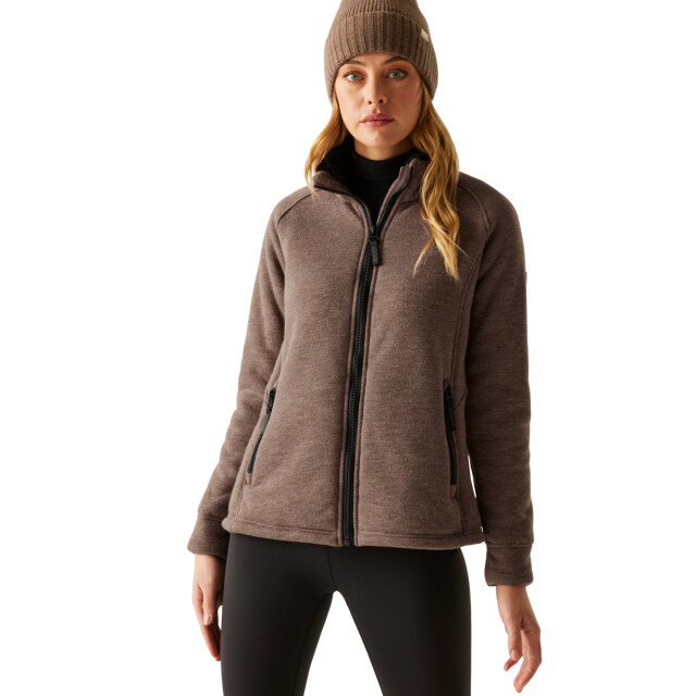 Regatta Dames emilde full zip fleecejack UTRG12085_mocha large