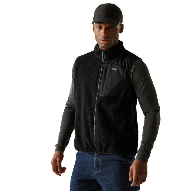 Regatta Heren frankie borg body warmer UTRG12064_black large