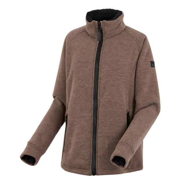 Regatta Dames emilde full zip fleecejack UTRG12085_mocha large