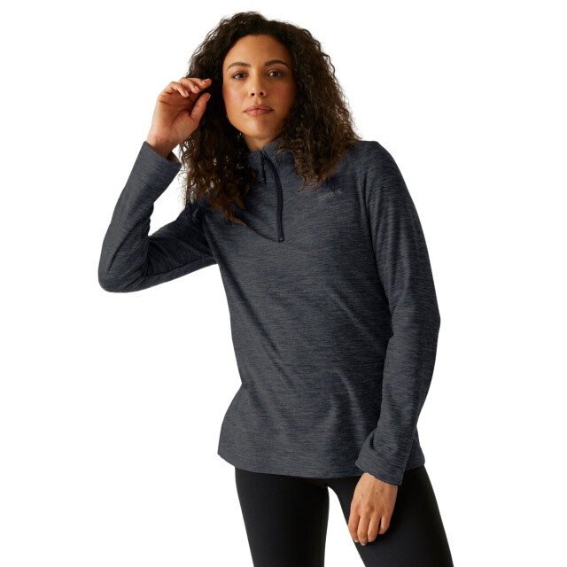 Regatta Dames sweetheart quarter zip fleece top UTRG12093_sealgrey large