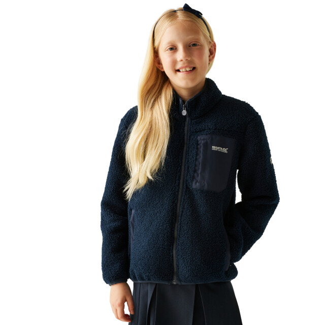 Regatta Kinder/kids frankie full zip fleecejack UTRG12084_navy large