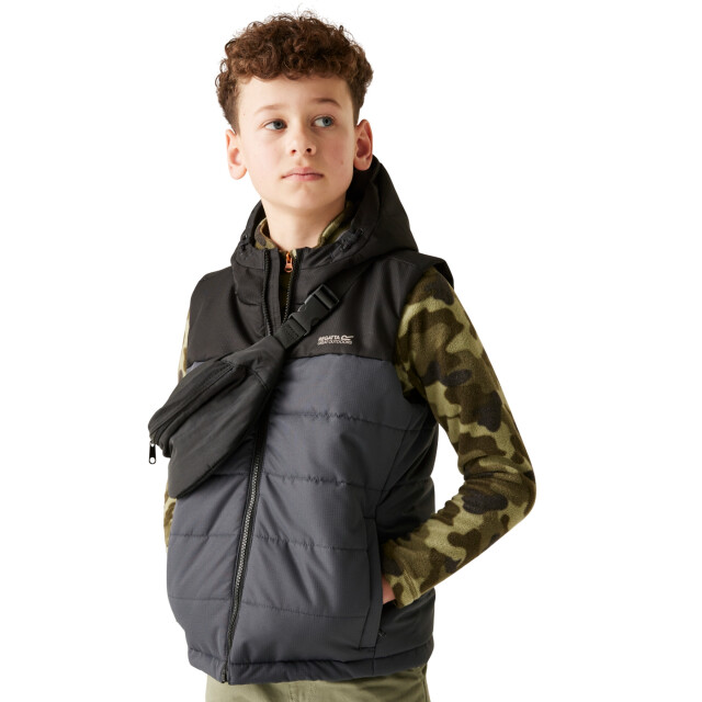 Regatta Lofthouse bodywarmer voor kinderen/kinderen UTRG12068_blacksealgrey large