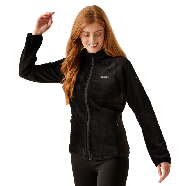 Regatta Dames endra fleecejas met capuchon UTRG11109_black large