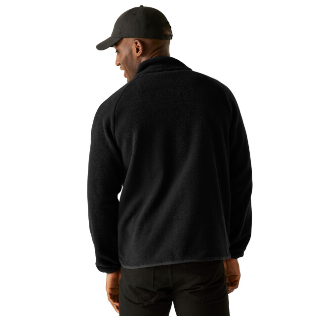 Regatta Heren frankie borg fleece jas UTRG12083_black large