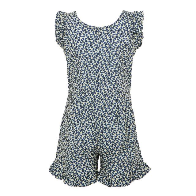 Regatta Meisjes orla kiely jasmine bloemen playsuit UTRG11841_blue large