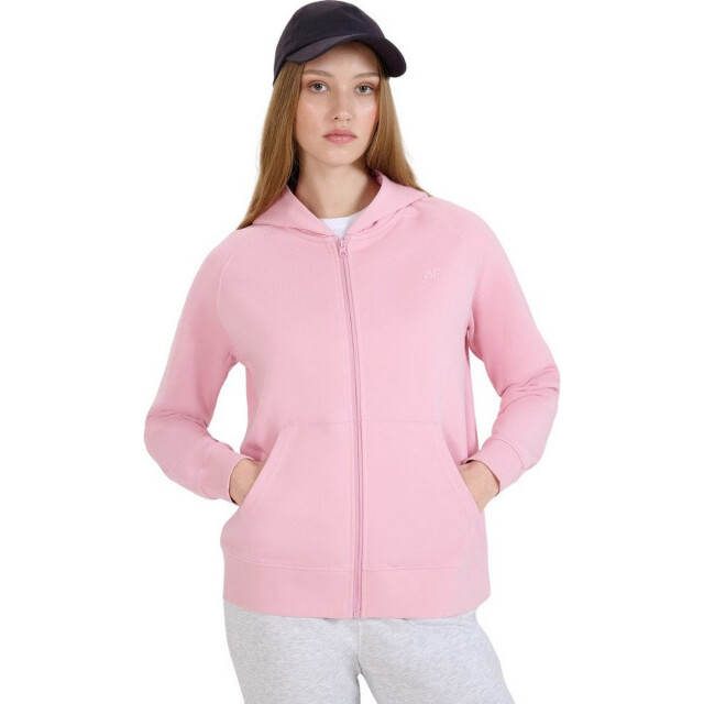 4F Dames f1763 hoodie met volledige rits UTPP5501_pink large