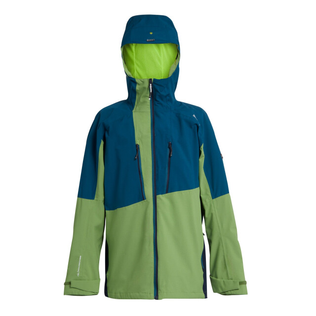 Regatta Heren raddick ii waterdichte jas UTRG10660_piquantgreenmoroccanblue large Regatta Heren raddick ii waterdichte jas UTRG10660_piquantgreenmoroccanblue large