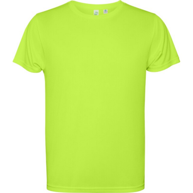 Roly Heren estoril t-shirt met korte mouwen UTPF4743_fluorescentgreen large