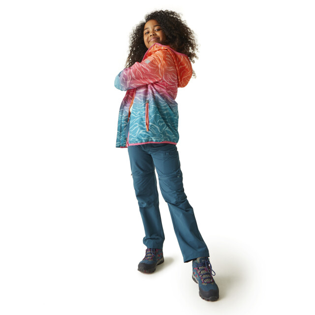Regatta Scratch packaway waterdichte jas voor kinderen/kinderen UTRG10378_satsuma large