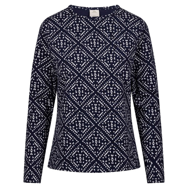 Trespass Dames daniela gedessineerde top met lange mouwen UTTP7078_navy large
