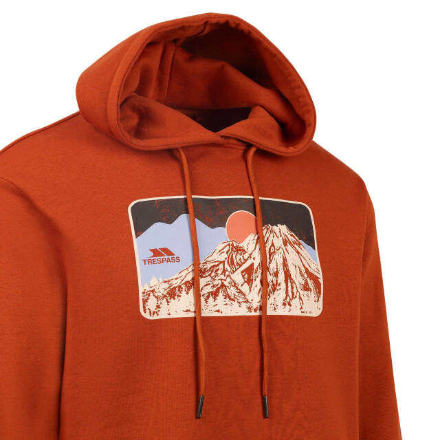 Trespass Heren norton mountain hoodie UTTP7084_burntorange large