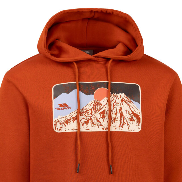 Trespass Heren norton mountain hoodie UTTP7084_burntorange large