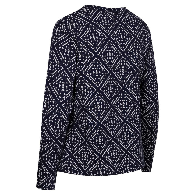 Trespass Dames daniela gedessineerde top met lange mouwen UTTP7078_navy large