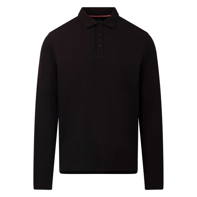 Trespass Heren leblanc poloshirt met lange mouwen UTTP7082_black large
