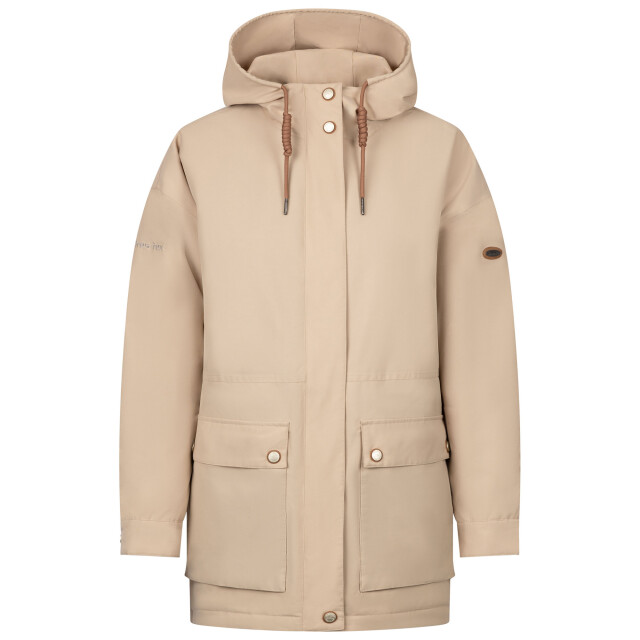 Trespass Dames sasser waterdichte jas UTTP7116_lightsand large