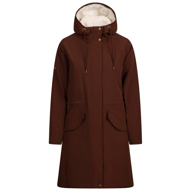 Trespass Dames vailsom waterdichte jas UTTP7117_chestnut large