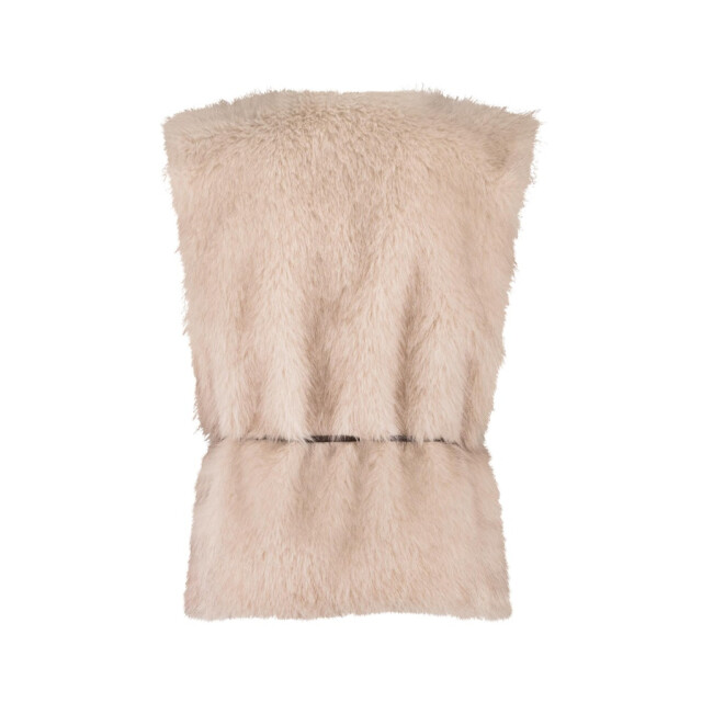 Studio Anneloes Ivana fur waistcoat zand 4259.04.0005 large