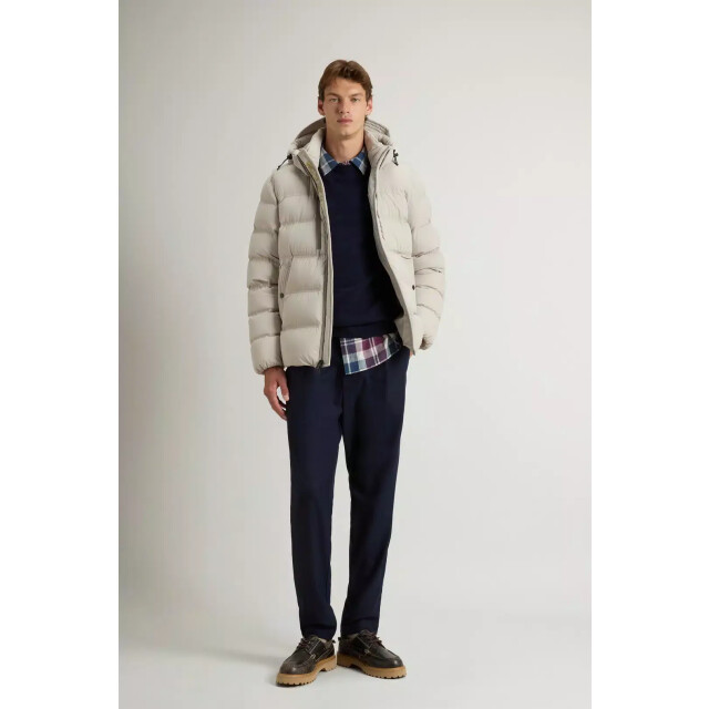 Woolrich Men matt stretch puffer jacket dove 159843872 large