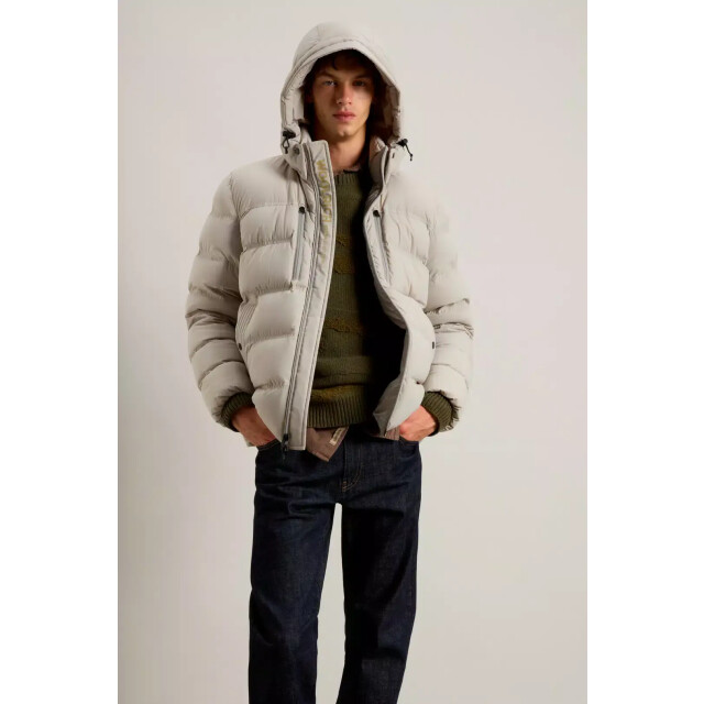 Woolrich Men matt stretch puffer jacket dove 159843872 large