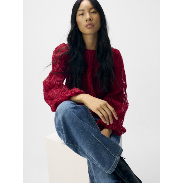 Object objlucie l/s re o-neck top noos 23047624 karanda red 06012.640.0008 large