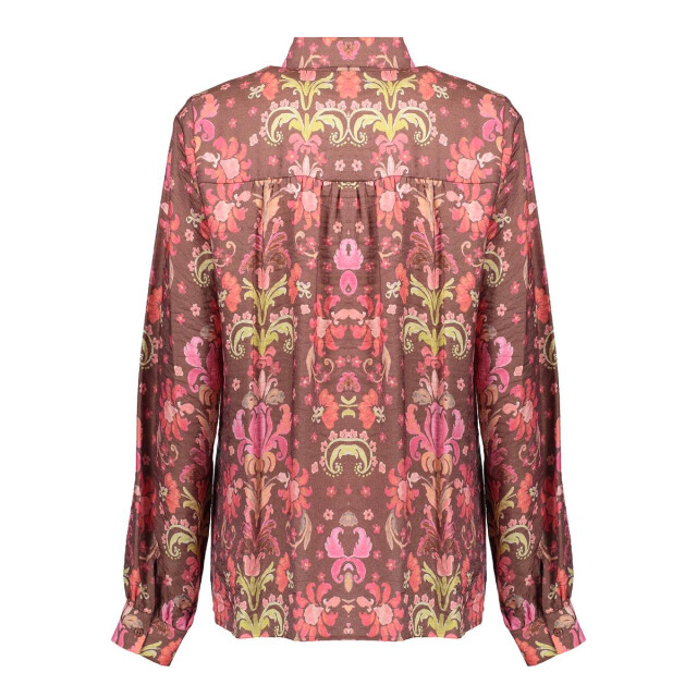 Geisha blouse 53938-20 775 brown/soft red 06615.840.0036 large