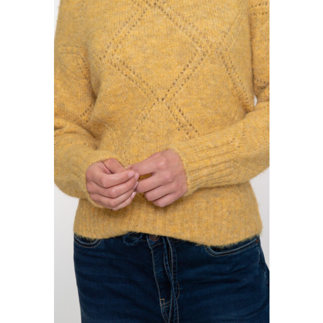 Geisha pullover argyle 54833-29 175 ochre yellow 06712.440.0013 large