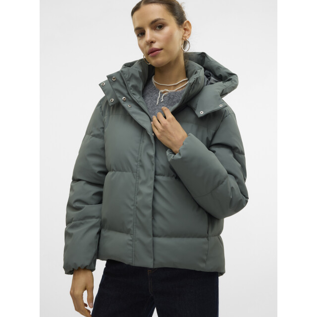 Vero Moda vmgretakylie short coated jacket no 10311315 balsam green 06111.369.0015 large