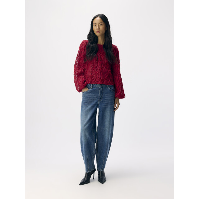 Object objlucie l/s re o-neck top noos 23047624 karanda red 06012.640.0008 large